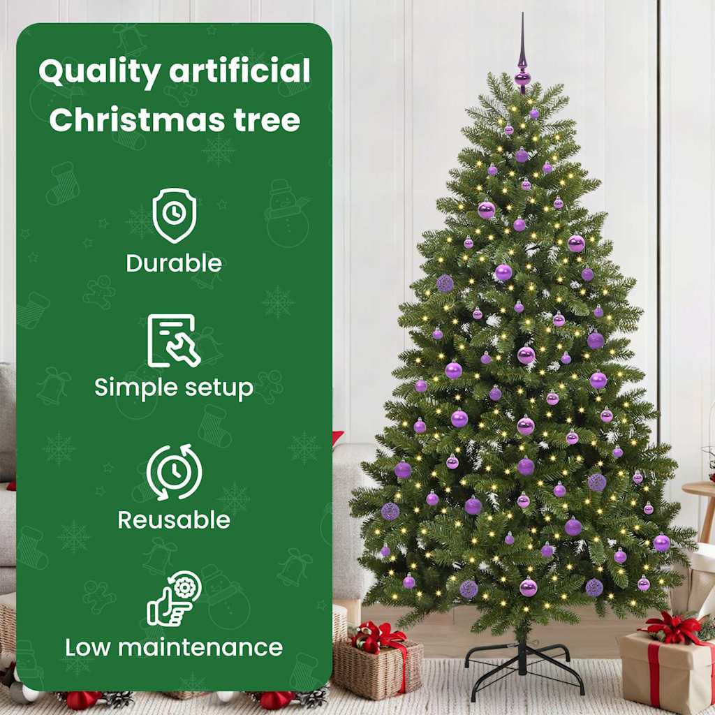 Dirbtinė Kalėdų eglutė BLOOM STAR, su 300 LED Žalia 210 cm . , metalas