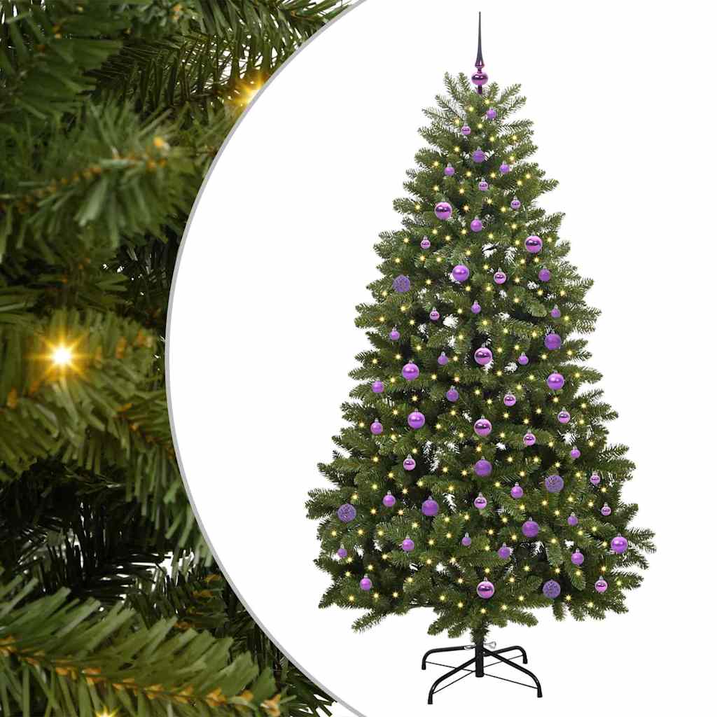 Dirbtinė Kalėdų eglutė BLOOM STAR, su 300 LED Žalia 210 cm . , metalas