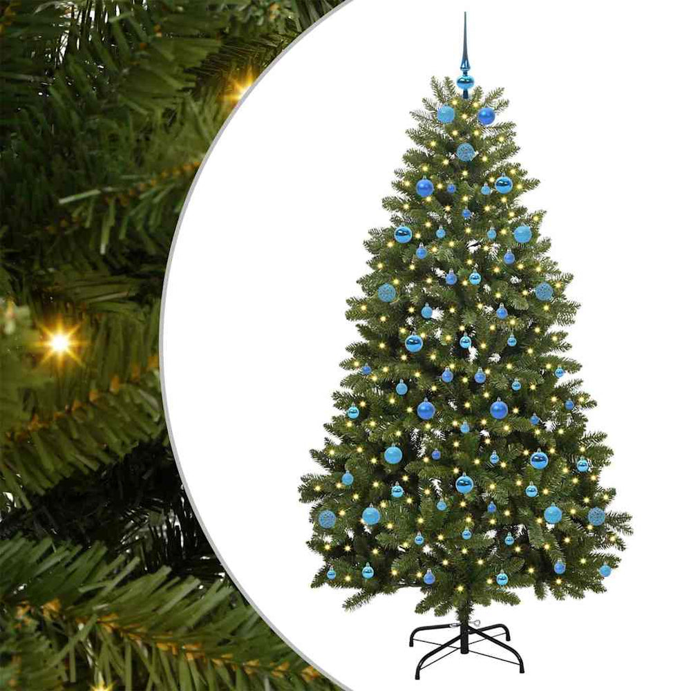 Artificial Christmas tree BLOOM STAR, with 300 LED Green 210 cm . , metal