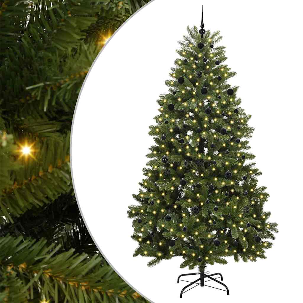 Dirbtinė Kalėdų eglutė BOREAL EVERGREEN, su 300 LED Žalia 240 cm . , metalas