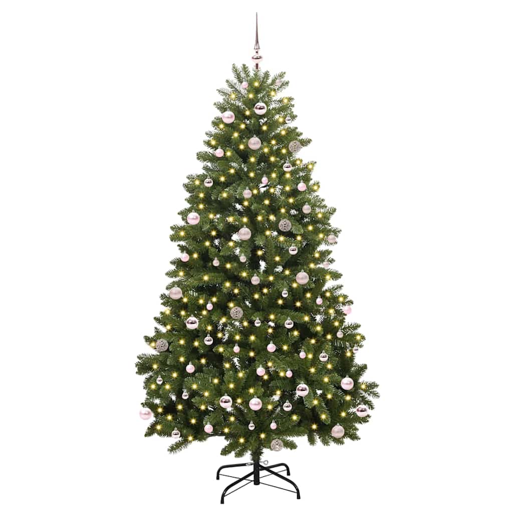 Dirbtinė Kalėdų eglutė BOREAL EVERGREEN, su 300 LED Žalia 240 cm . , metalas
