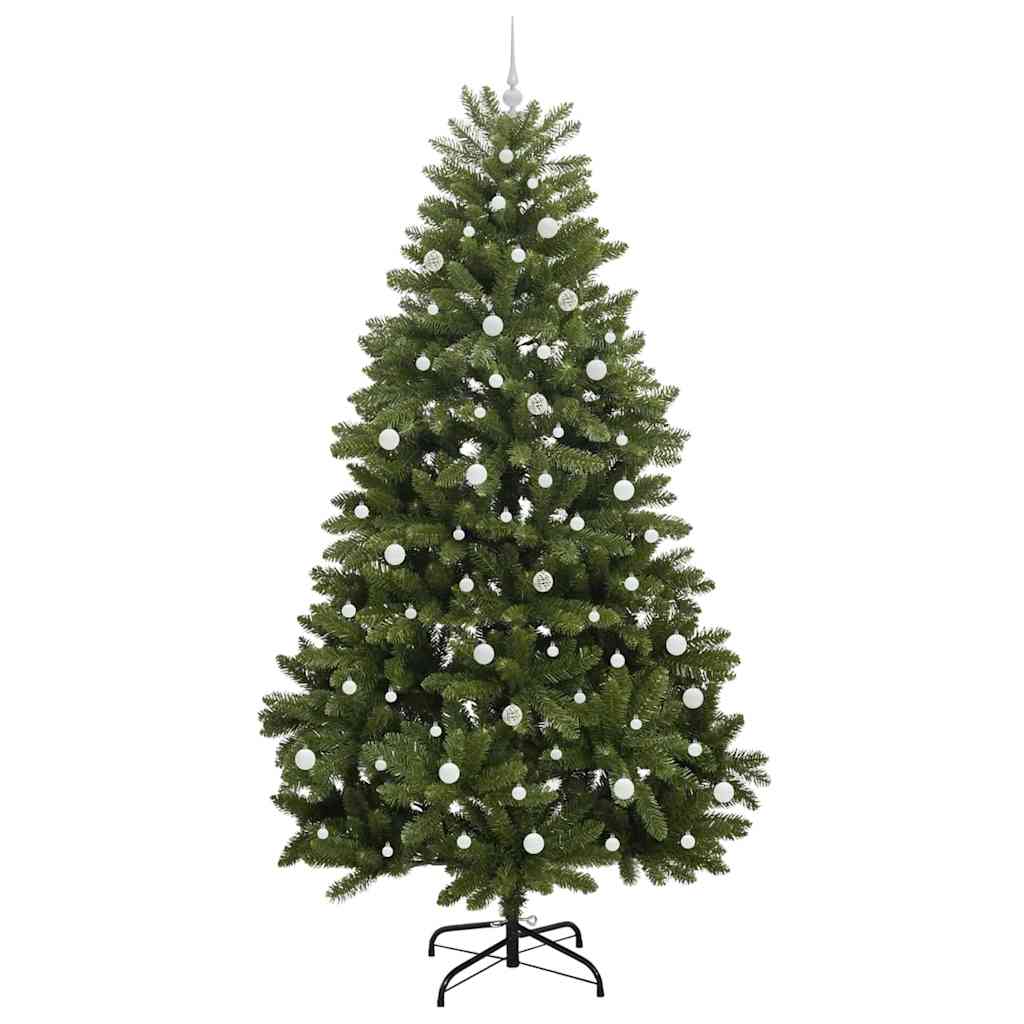 Dirbtinė Kalėdų eglutė su 300 LED Žalia 240 cm PVC ir metalas