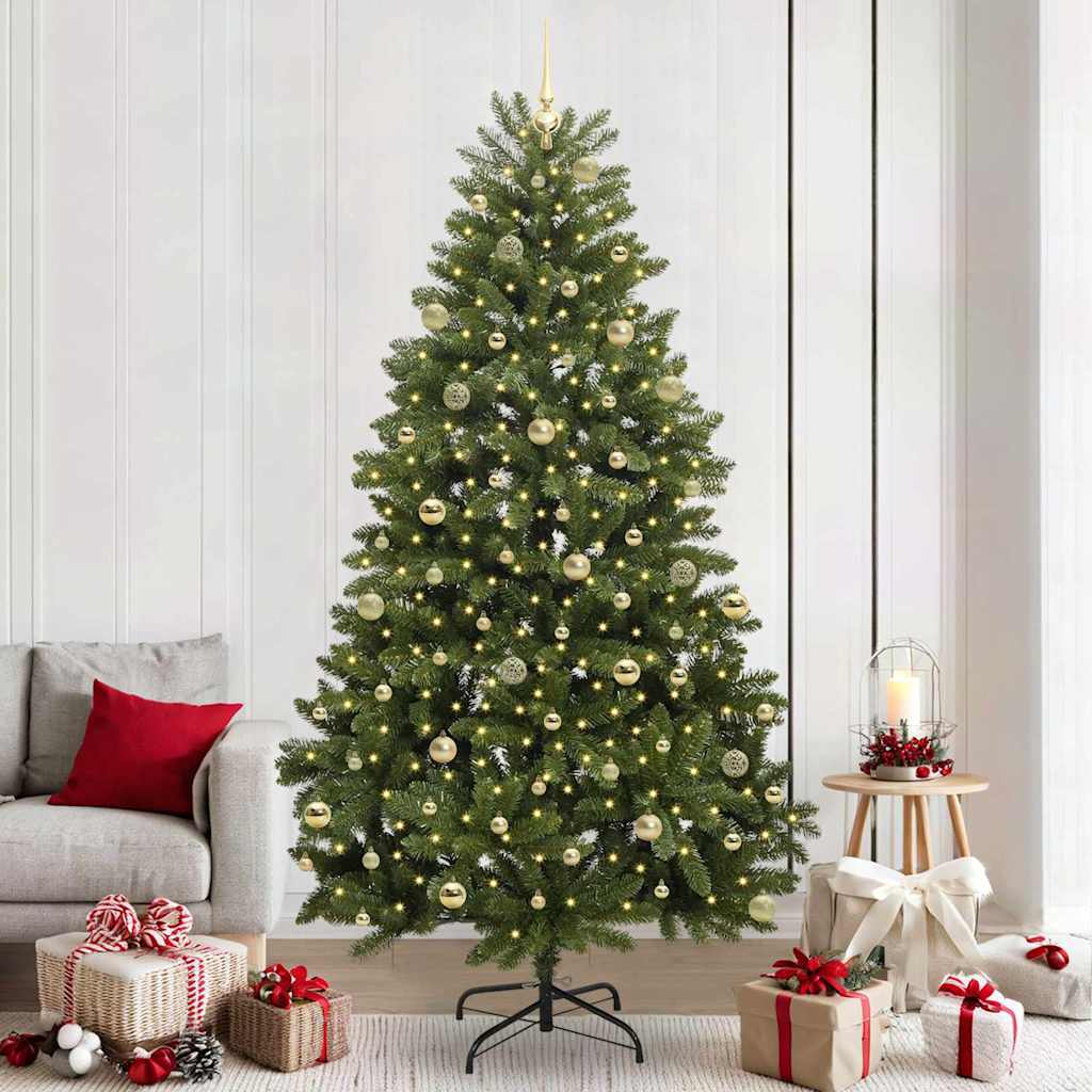 Dirbtinė Kalėdų eglutė 240 cm 300 LED Šilta balta Žalia