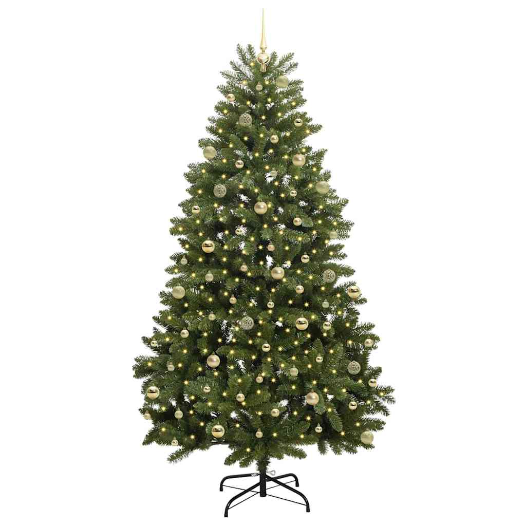 Dirbtinė Kalėdų eglutė 240 cm 300 LED Šilta balta Žalia