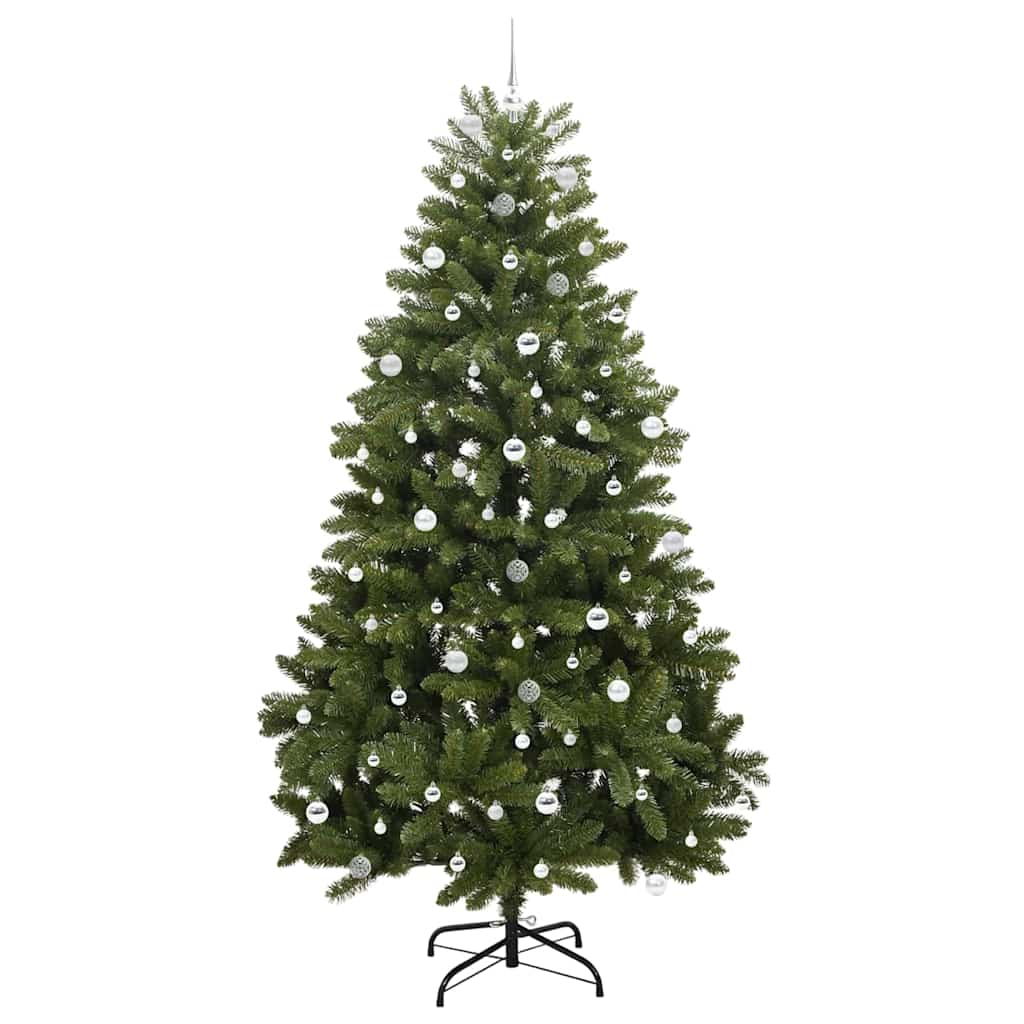 Dirbtinė Kalėdų eglutė su 300 LED Žalia 240 cm PVC ir metalas