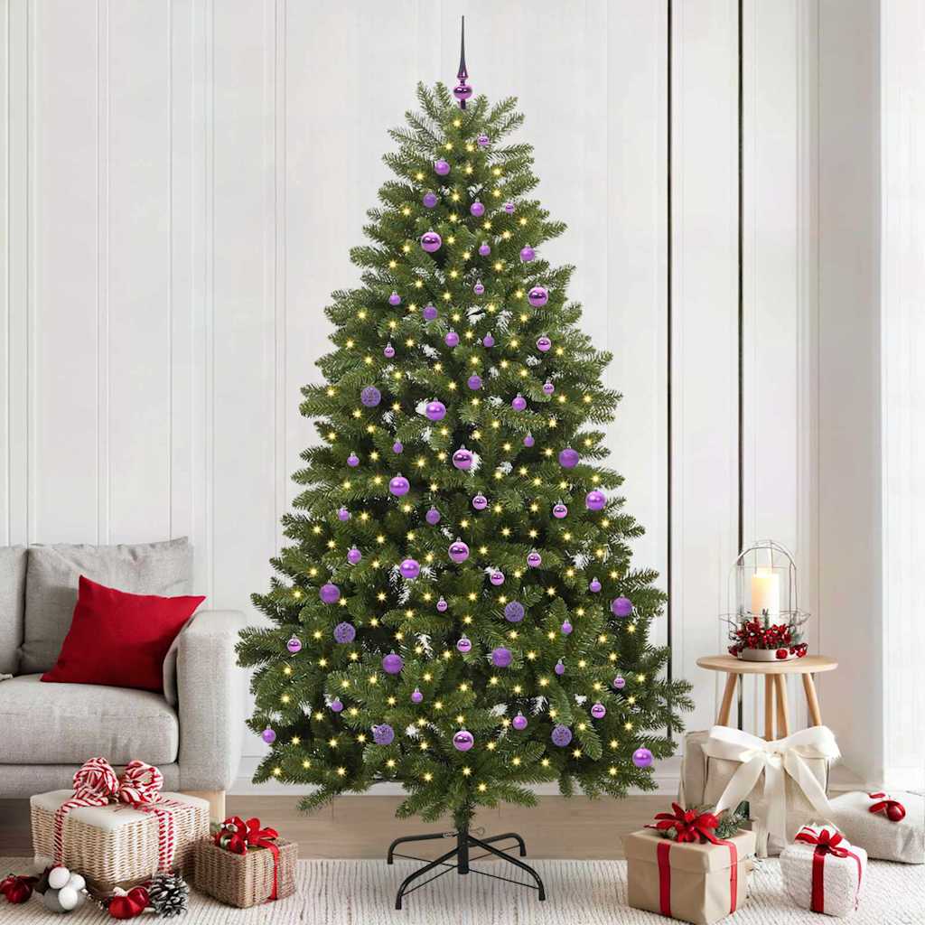 Dirbtinė Kalėdų eglutė BOREAL EVERGREEN, su 300 LED Žalia 240 cm . , metalas