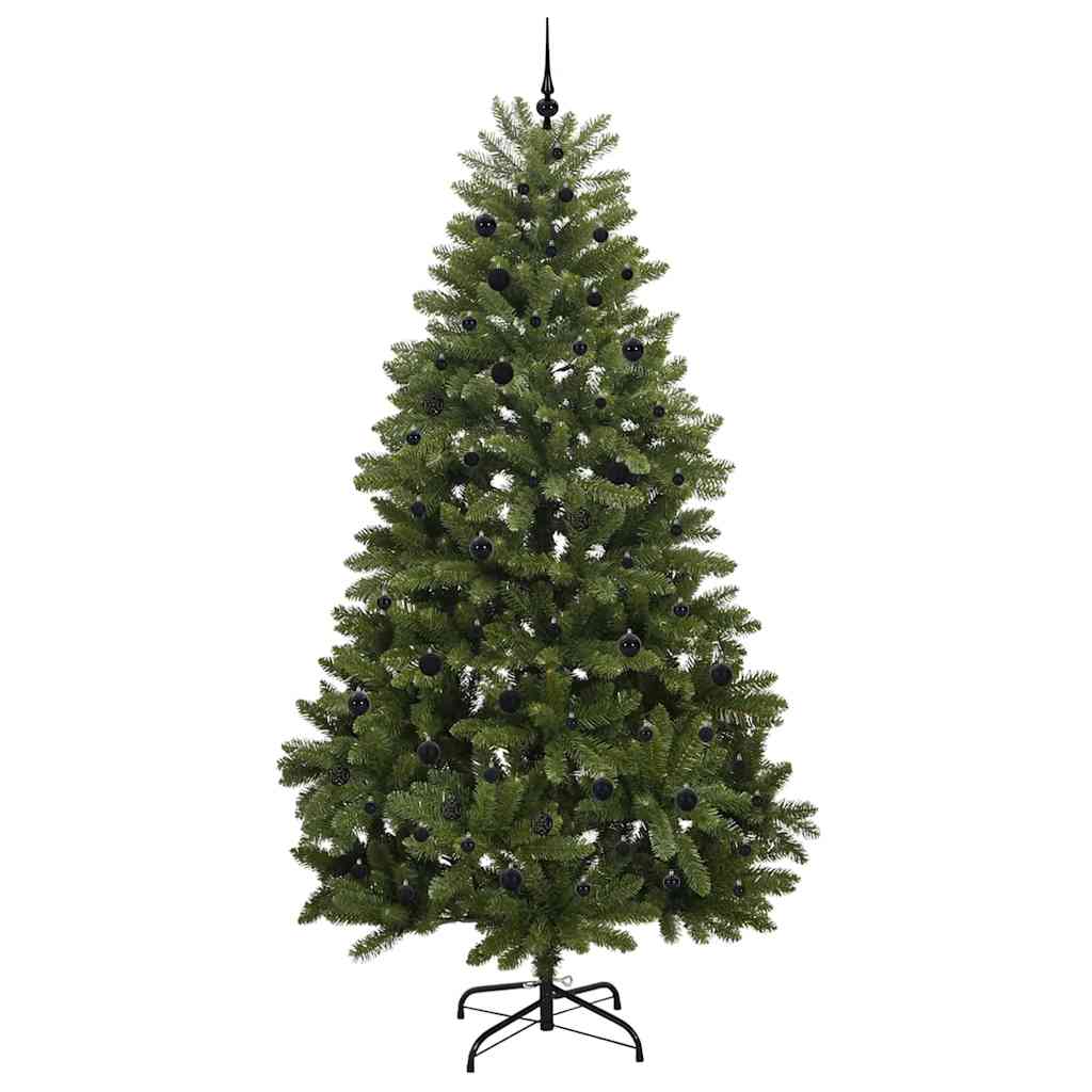 Artificial Christmas Tree with 300 LED Green 270 cm PVC and Metal