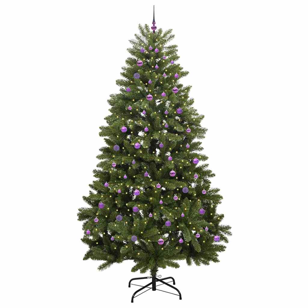 Dirbtinė Kalėdų eglutė su 300 LED Žalia 270 cm PVC ir metalas