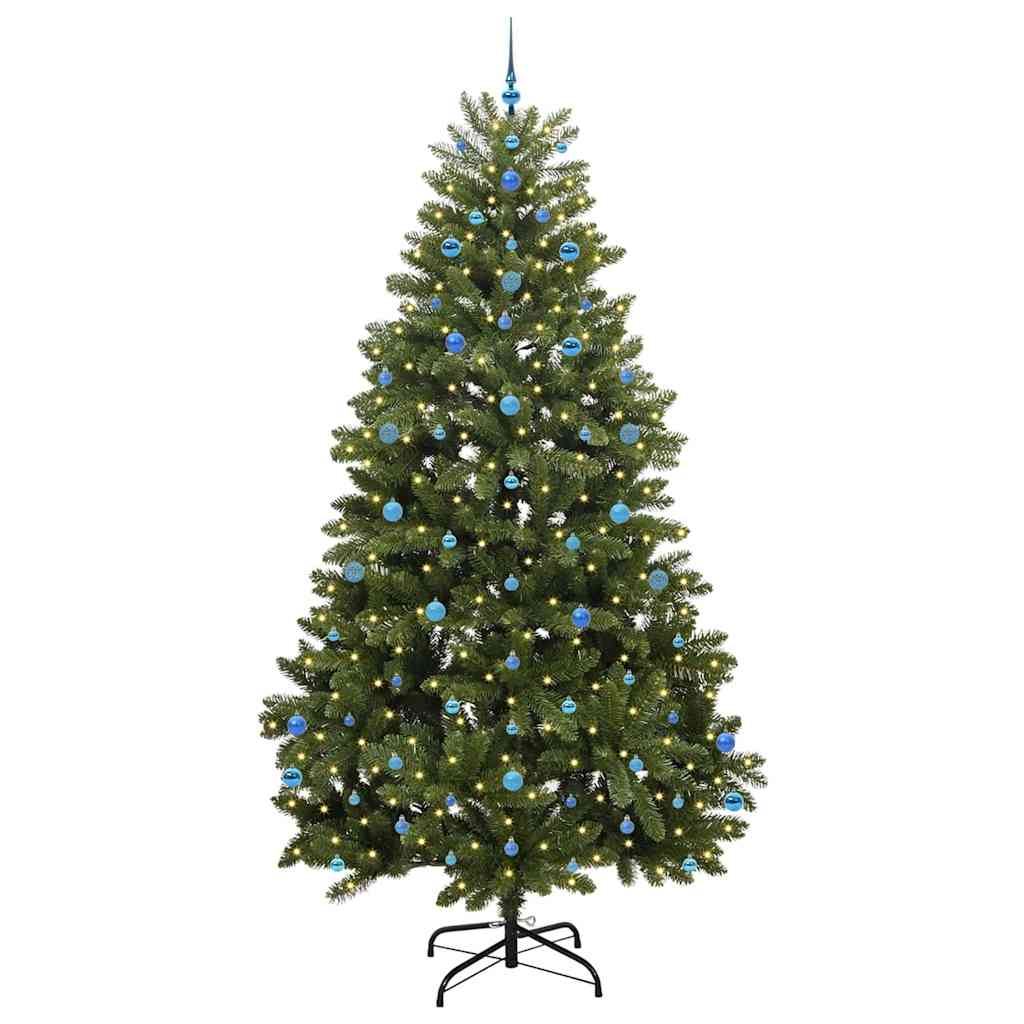 Dirbtinė Kalėdų eglutė su 300 LED Žalia 270 cm PVC ir metalas
