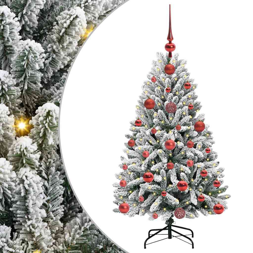 Dirbtinė Kalėdų eglutė STAR CROWN, Žalia ir balta 120 cm . , metalas
