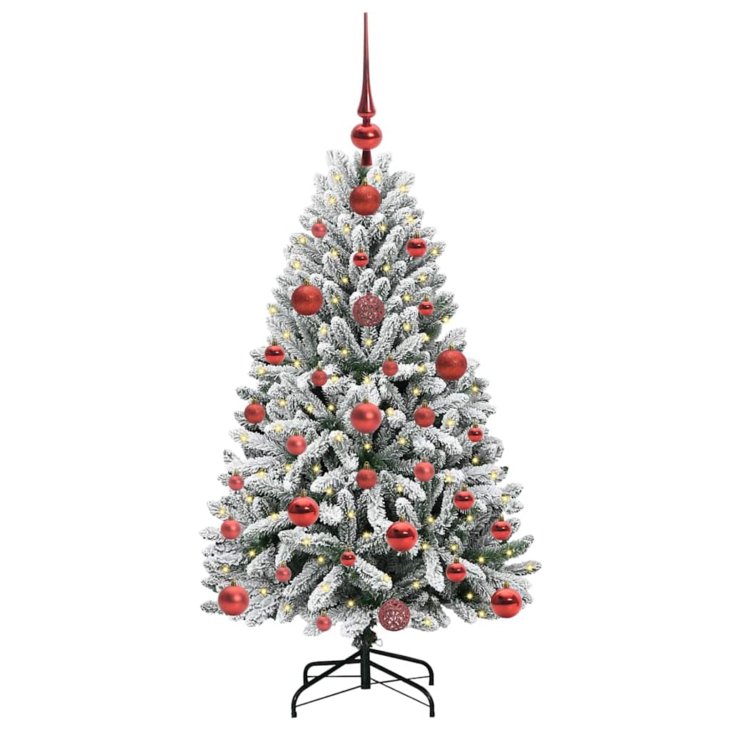 Dirbtinė Kalėdų eglutė STAR CROWN, Žalia ir balta 120 cm . , metalas