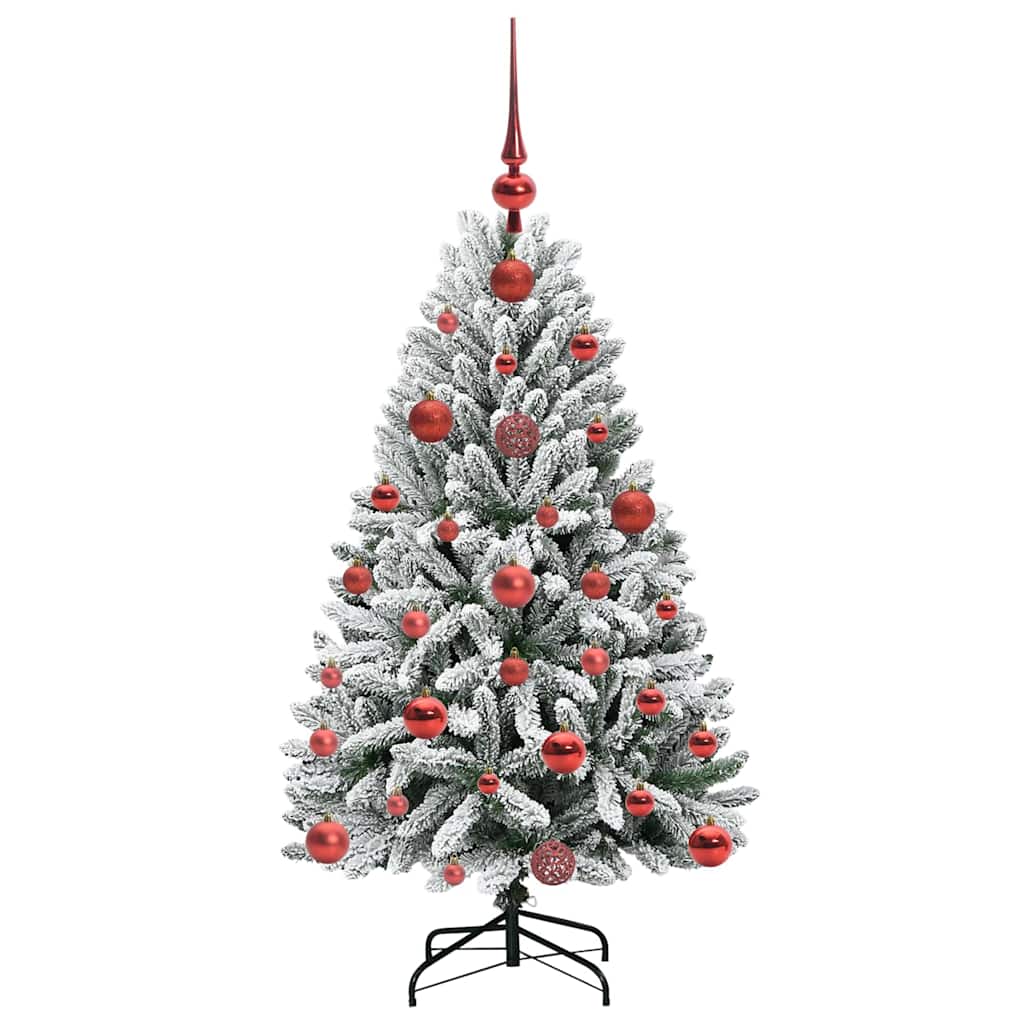 Dirbtinė Kalėdų eglutė STAR CROWN, Žalia ir balta 120 cm . , metalas
