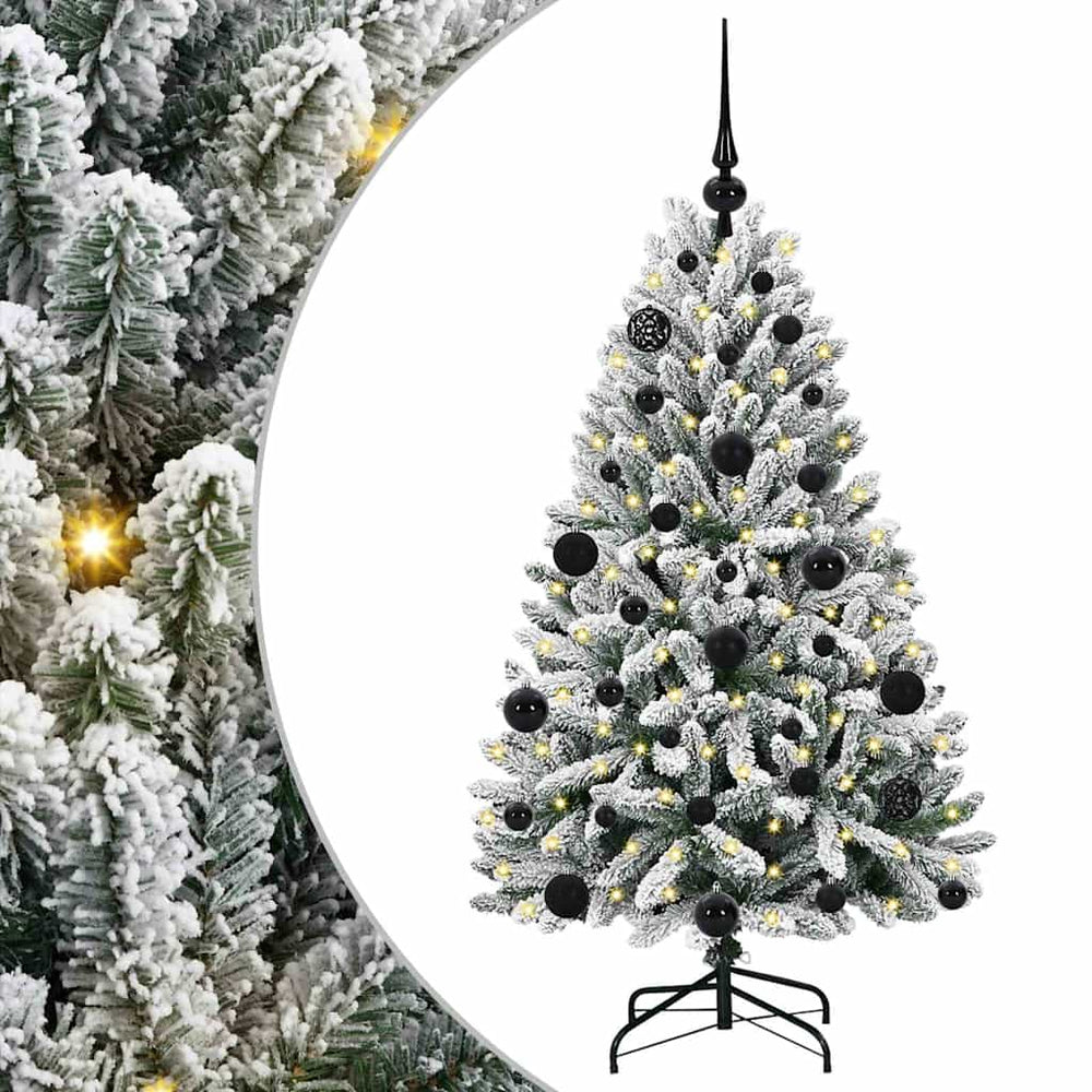 Dirbtinė Kalėdų eglutė STAR CROWN, Žalia ir balta 120 cm . , metalas