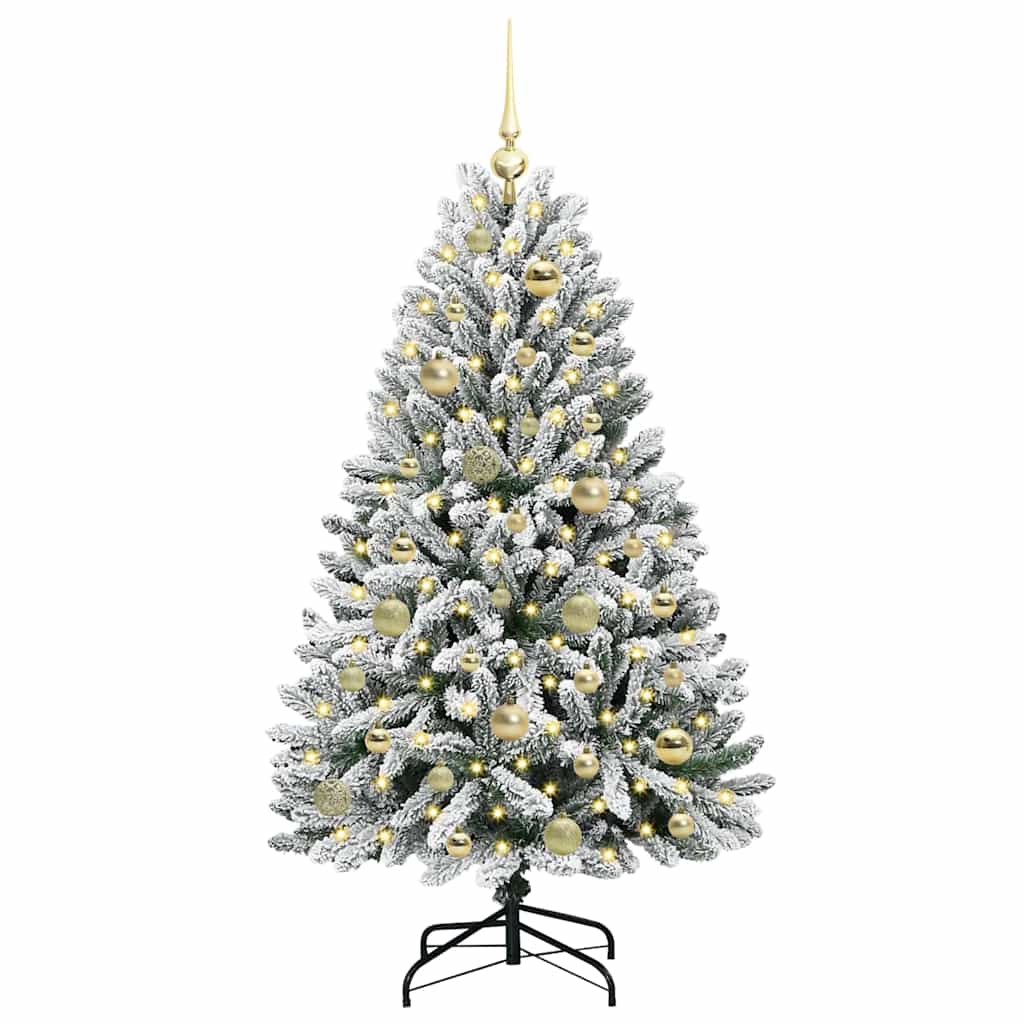 Dirbtinė Kalėdų eglutė STAR CROWN, Žalia ir balta 120 cm . , metalas
