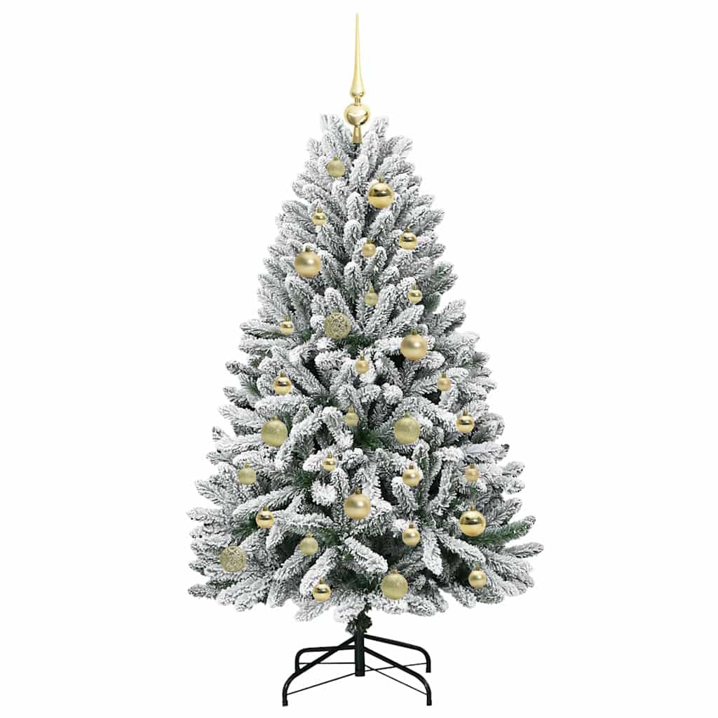 Dirbtinė Kalėdų eglutė STAR CROWN, Žalia ir balta 120 cm . , metalas