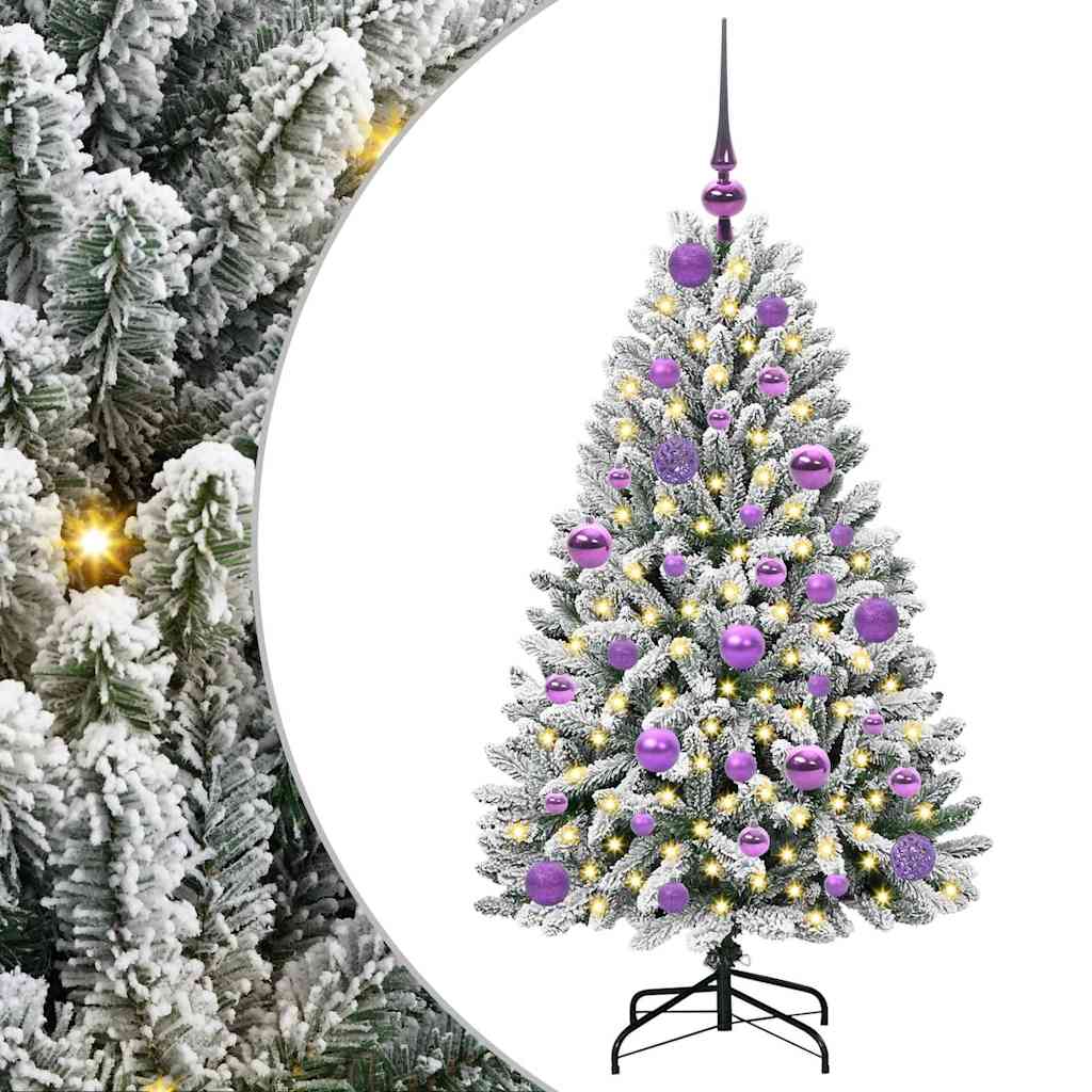 Dirbtinė Kalėdų eglutė STAR CROWN, Žalia ir balta 120 cm . , metalas