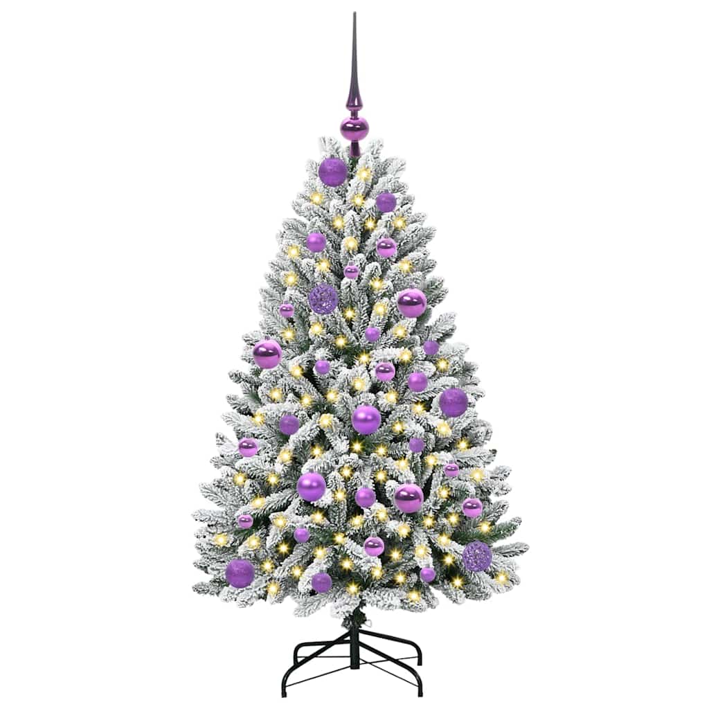 Dirbtinė Kalėdų eglutė STAR CROWN, Žalia ir balta 120 cm . , metalas