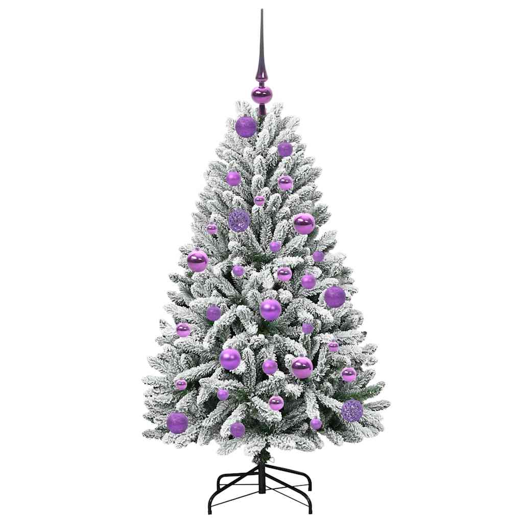 Dirbtinė Kalėdų eglutė STAR CROWN, Žalia ir balta 120 cm . , metalas