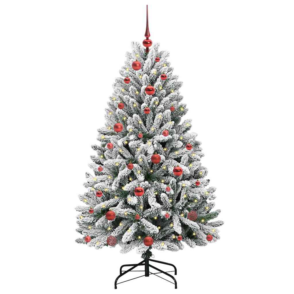 Dirbtinė Kalėdų eglutė STAR CROWN, Žalia ir balta 150 cm . , metalas