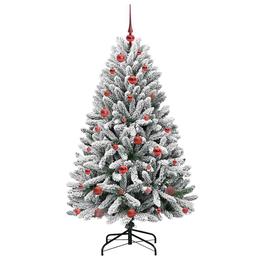 Dirbtinė Kalėdų eglutė STAR CROWN, Žalia ir balta 150 cm . , metalas