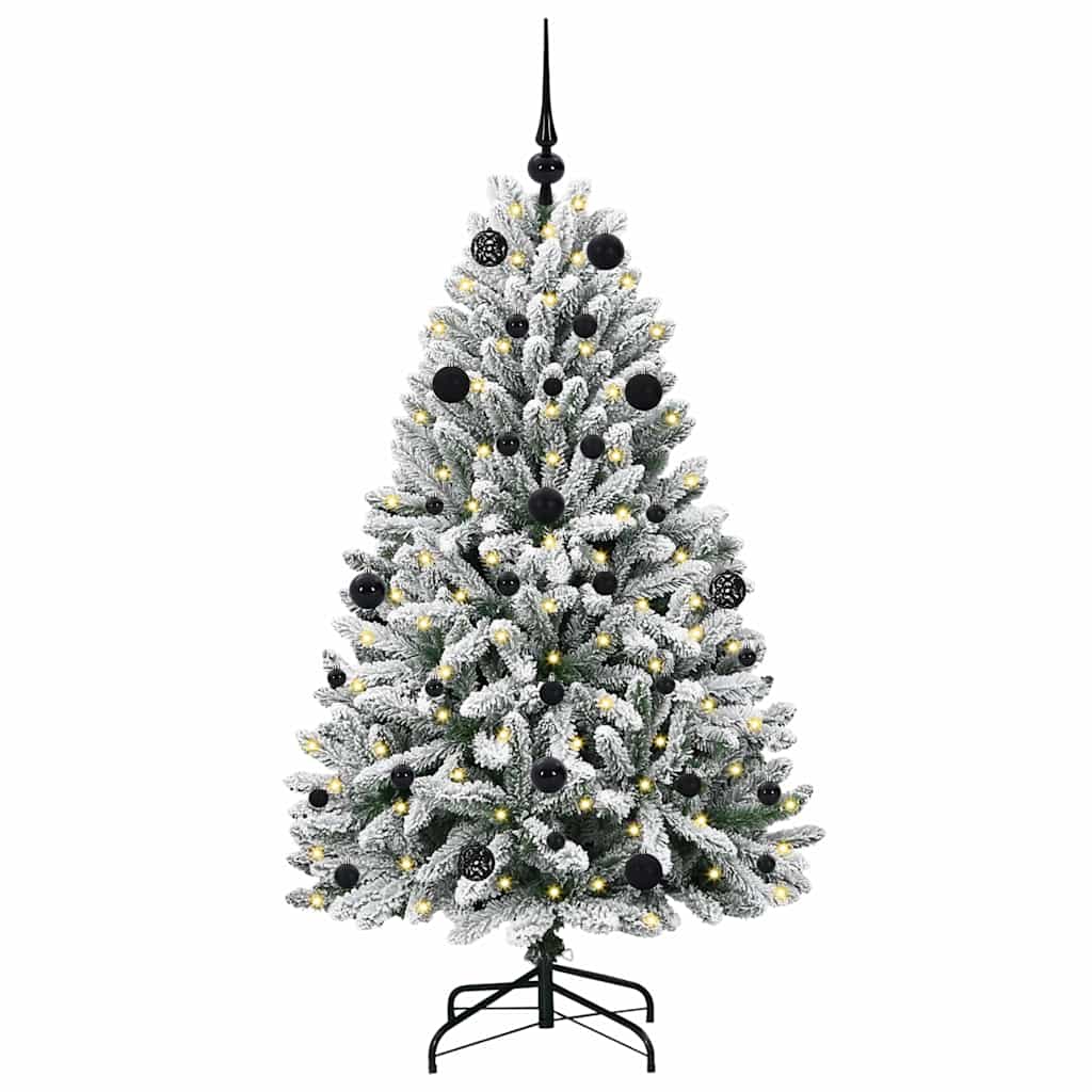 Dirbtinė Kalėdų eglutė STAR CROWN, Žalia ir balta 150 cm . , metalas