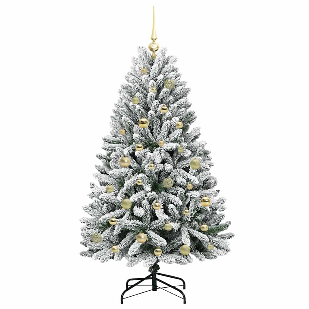 Dirbtinė Kalėdų eglutė STAR CROWN, Žalia ir balta 150 cm . , metalas