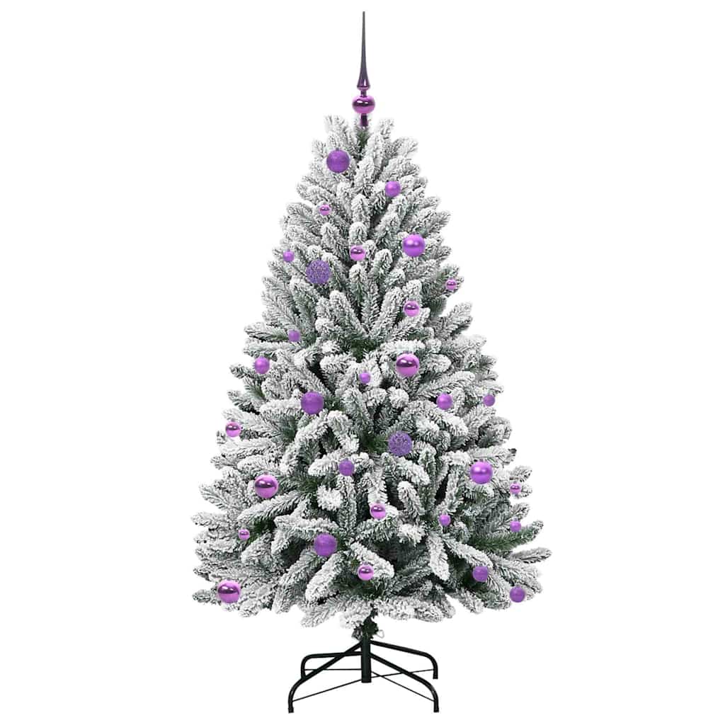 Dirbtinė Kalėdų eglutė STAR CROWN, Žalia ir balta 150 cm . , metalas