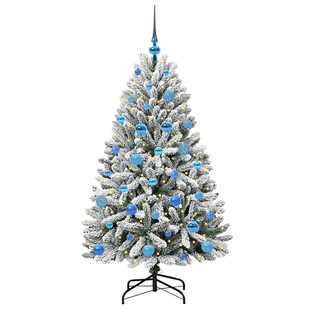 Dirbtinė Kalėdų eglutė STAR CROWN, Žalia ir balta 150 cm . , metalas