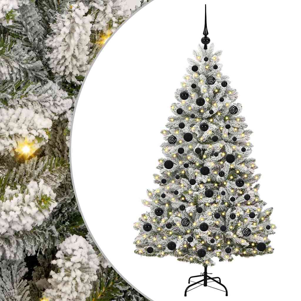 Dirbtinė Kalėdų eglutė STAR CROWN, Žalia ir balta 180 cm . , metalas