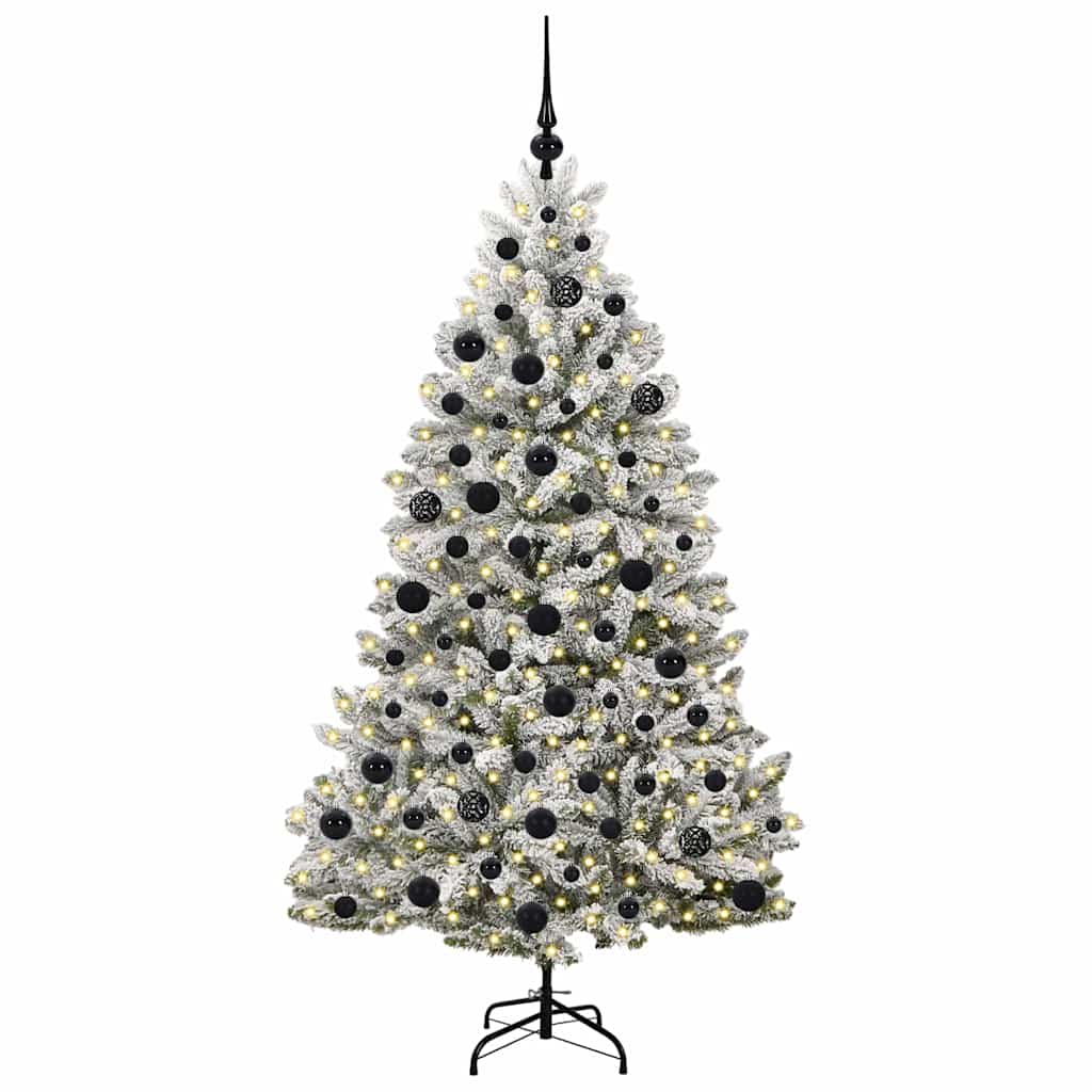 Dirbtinė Kalėdų eglutė STAR CROWN, Žalia ir balta 180 cm . , metalas
