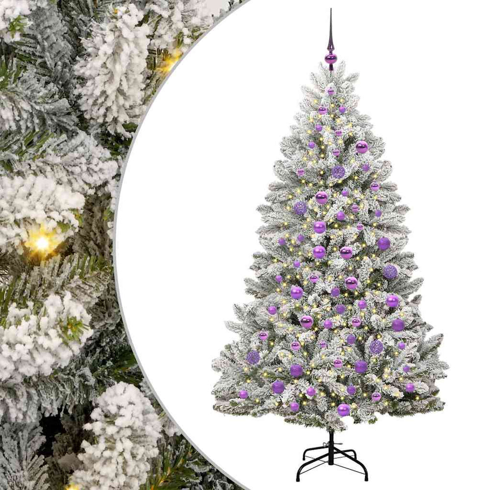 Dirbtinė Kalėdų eglutė STAR CROWN, Žalia ir balta 180 cm . , metalas