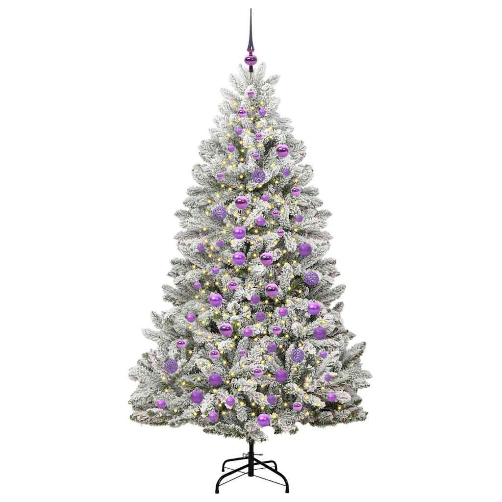Dirbtinė Kalėdų eglutė STAR CROWN, Žalia ir balta 180 cm . , metalas