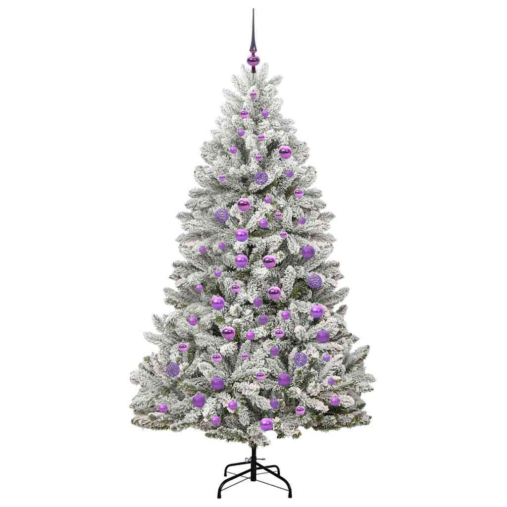Dirbtinė Kalėdų eglutė STAR CROWN, Žalia ir balta 180 cm . , metalas