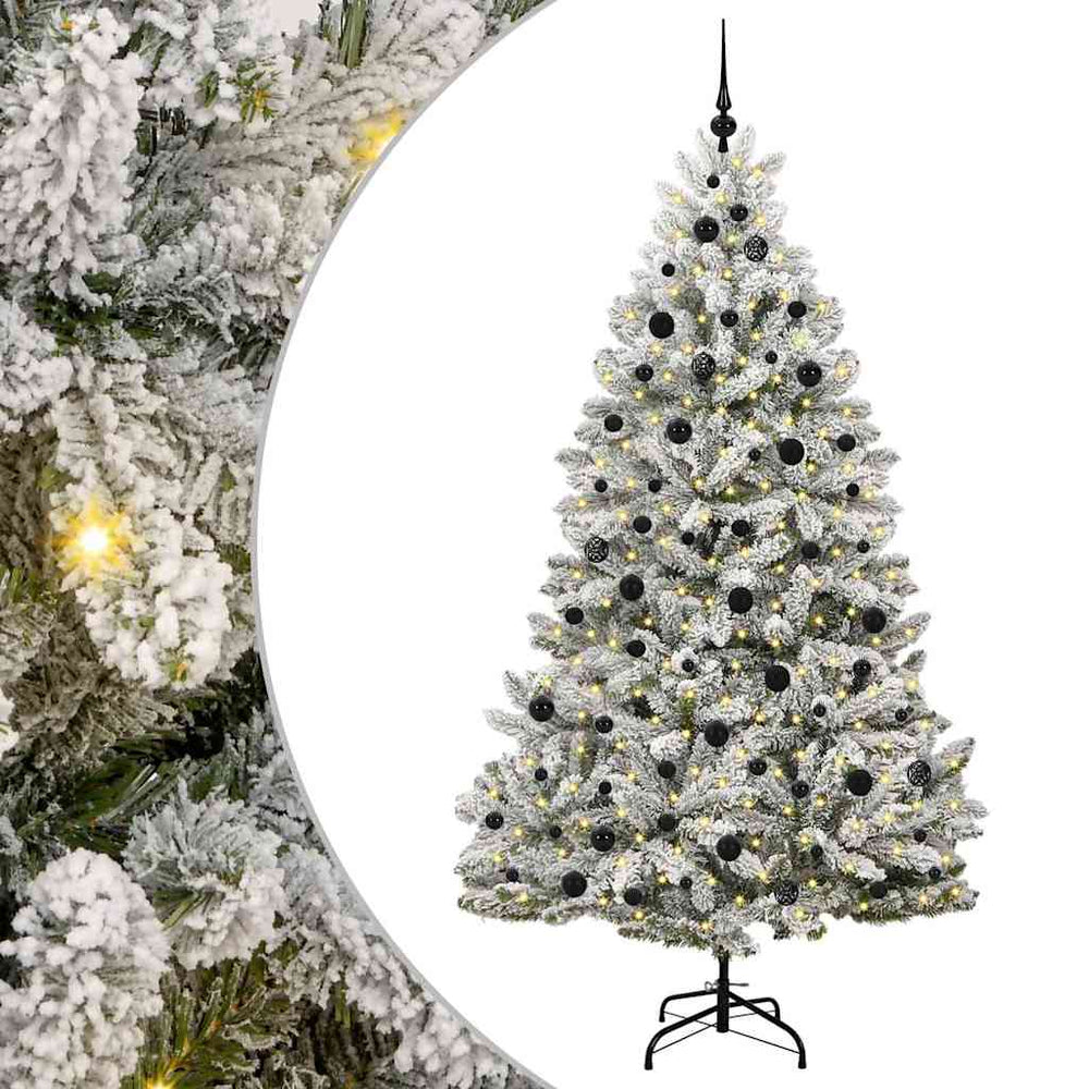 Dirbtinė Kalėdų eglutė BLOOM ARCTIC, Žalia ir balta 210 cm . , metalas