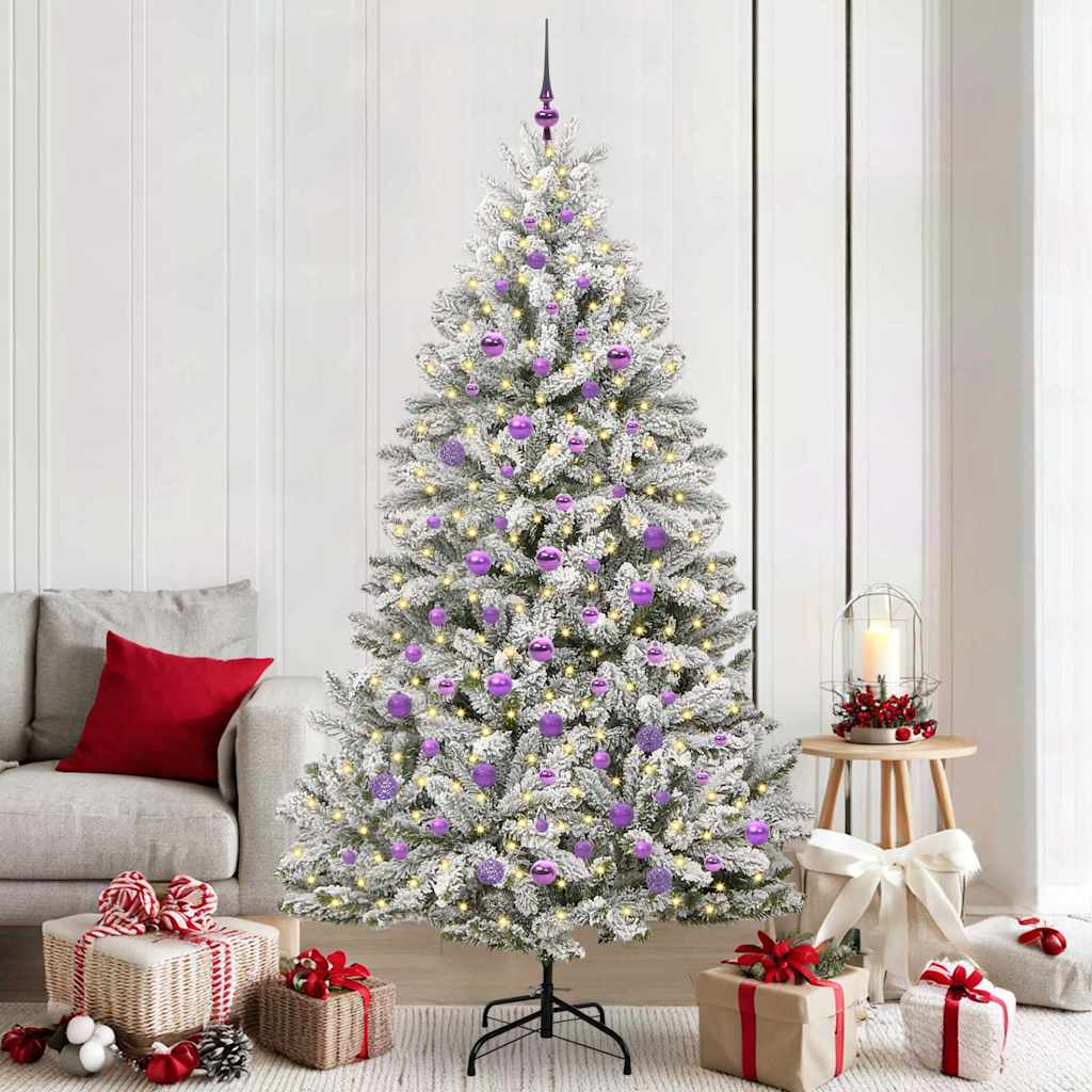 Dirbtinė Kalėdų eglutė BLOOM ARCTIC, Žalia ir balta 210 cm . , metalas