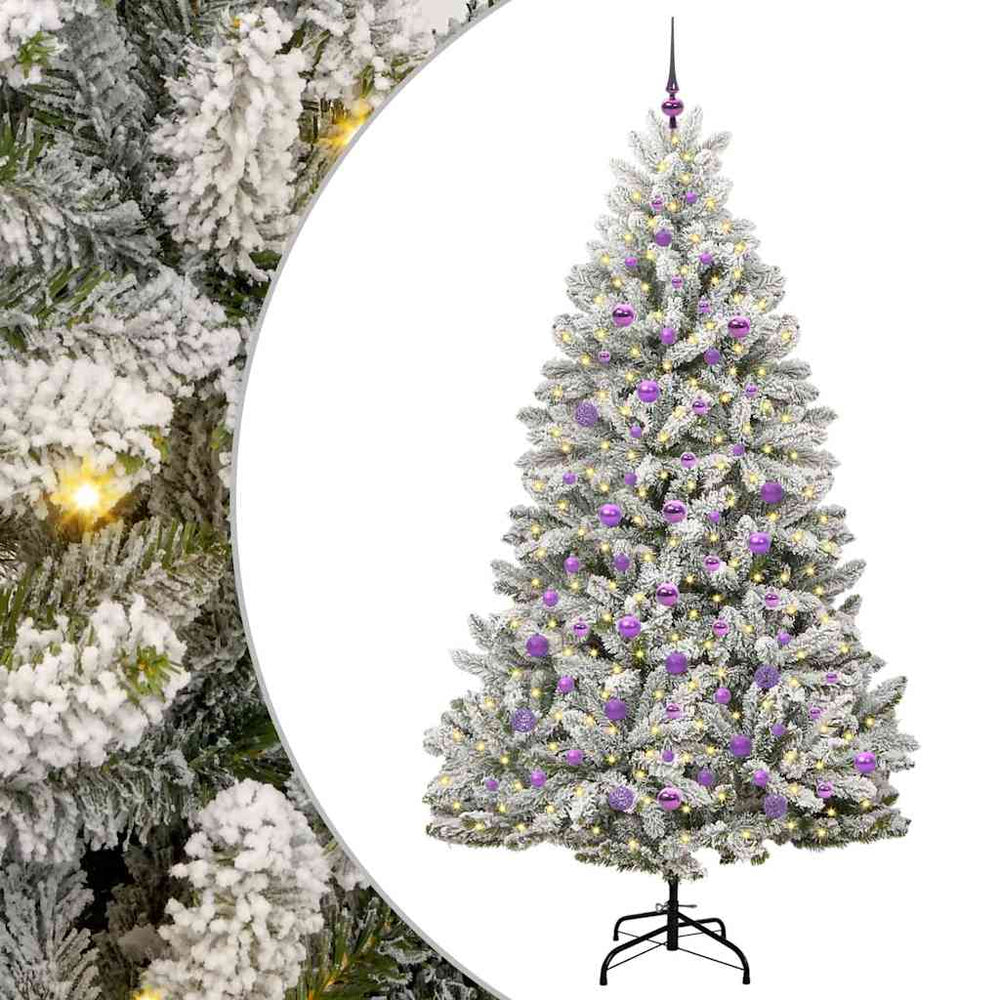 Dirbtinė Kalėdų eglutė BLOOM ARCTIC, Žalia ir balta 210 cm . , metalas