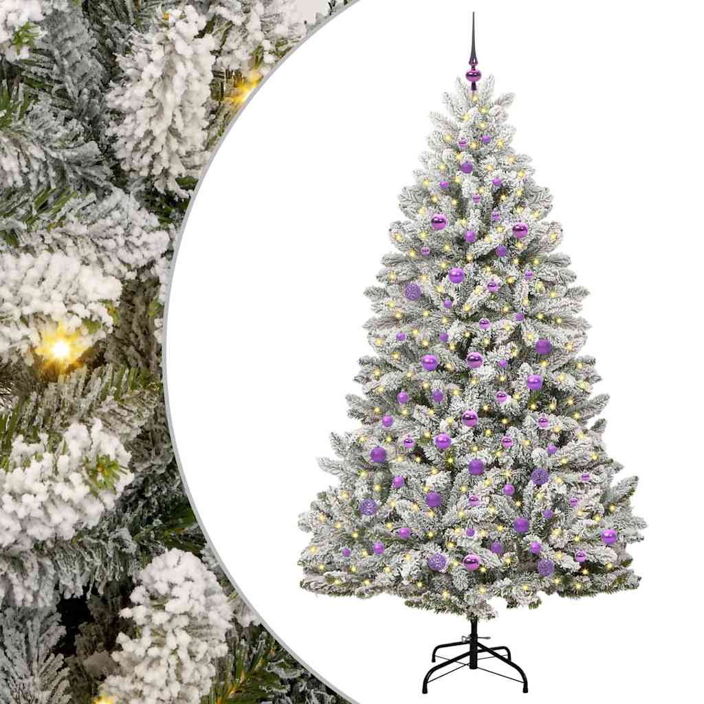 Dirbtinė Kalėdų eglutė BLOOM ARCTIC, Žalia ir balta 210 cm . , metalas