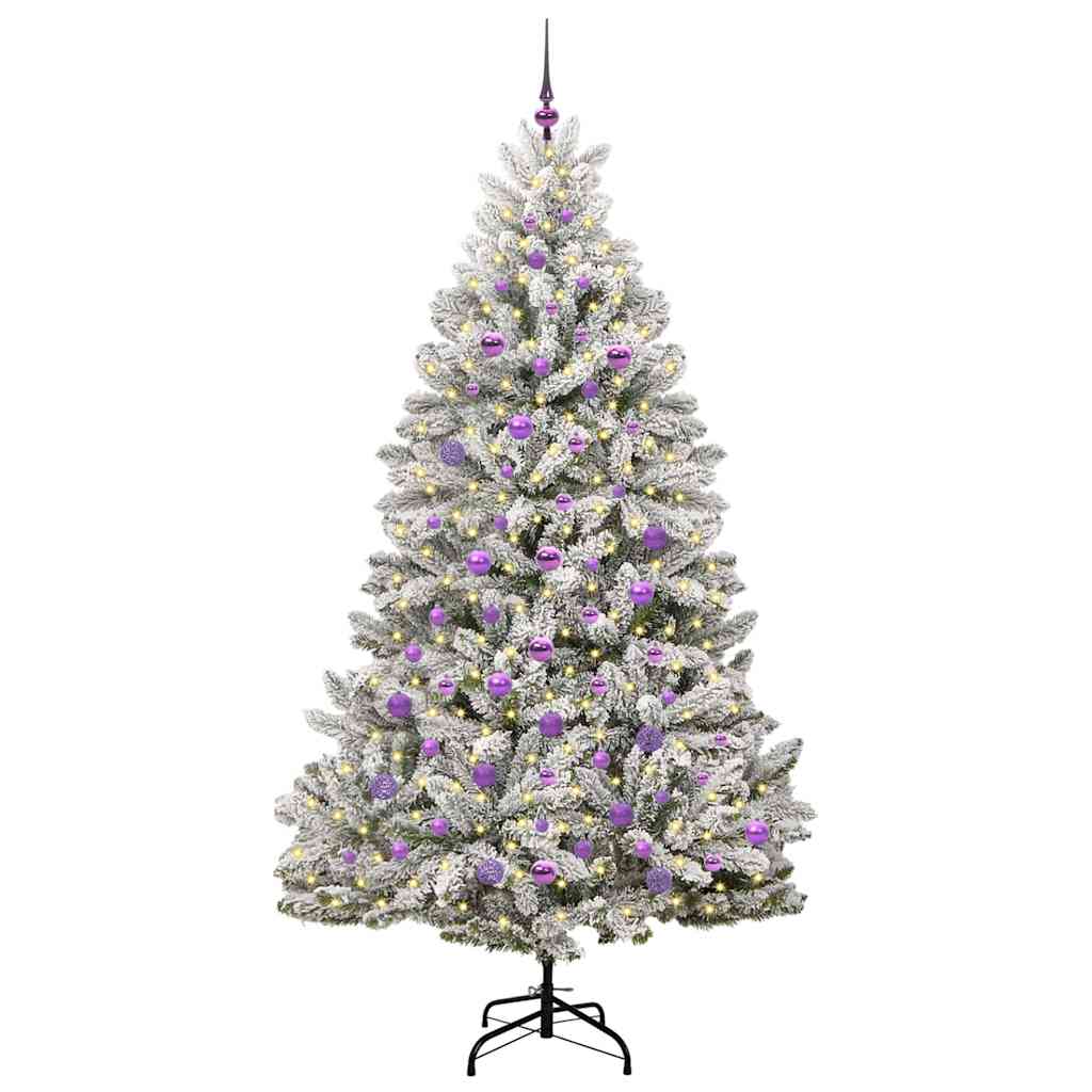 Dirbtinė Kalėdų eglutė BLOOM ARCTIC, Žalia ir balta 210 cm . , metalas