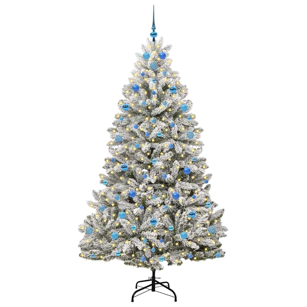 Dirbtinė Kalėdų eglutė BLOOM ARCTIC, Žalia ir balta 210 cm . , metalas