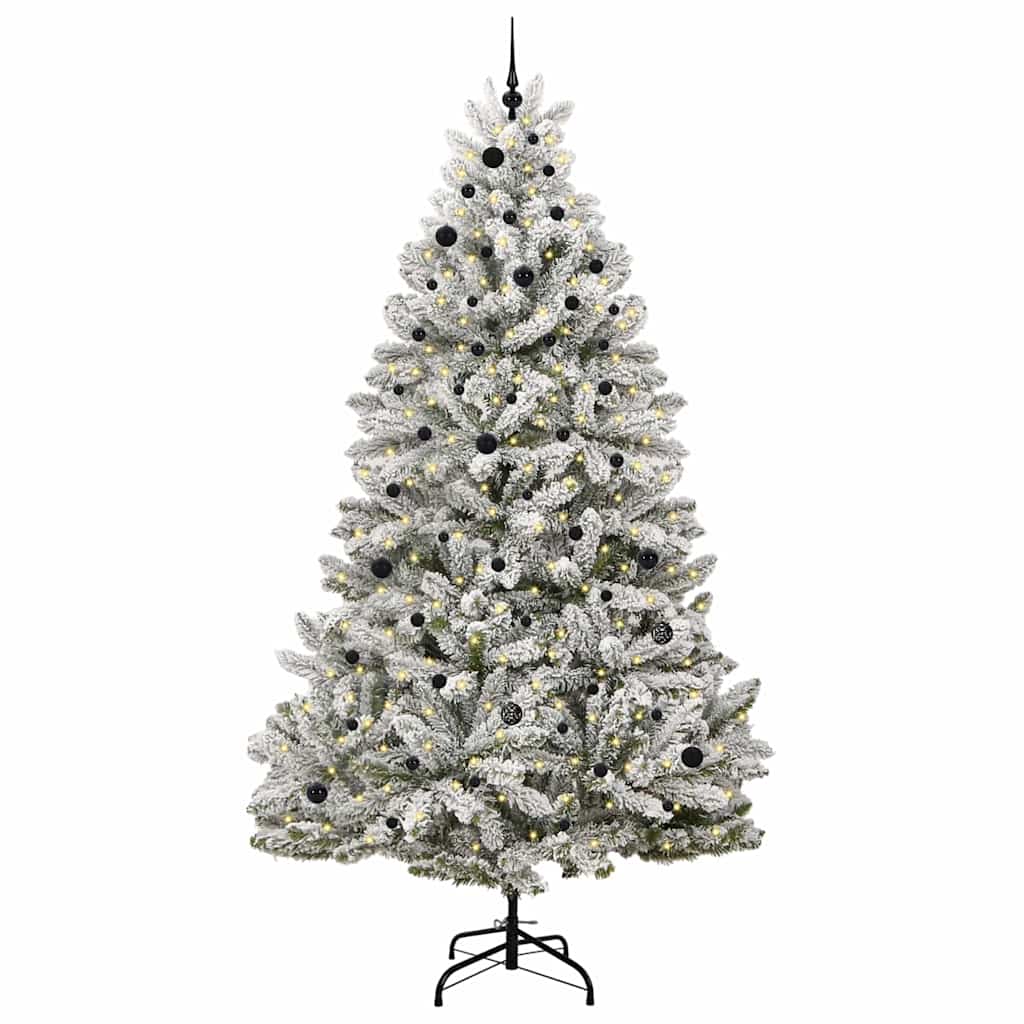 Dirbtinė Kalėdų eglutė POLAR AURORA, Žalia ir balta 270 cm . , metalas