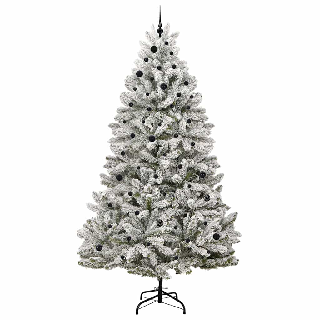 Dirbtinė Kalėdų eglutė POLAR AURORA, Žalia ir balta 270 cm . , metalas