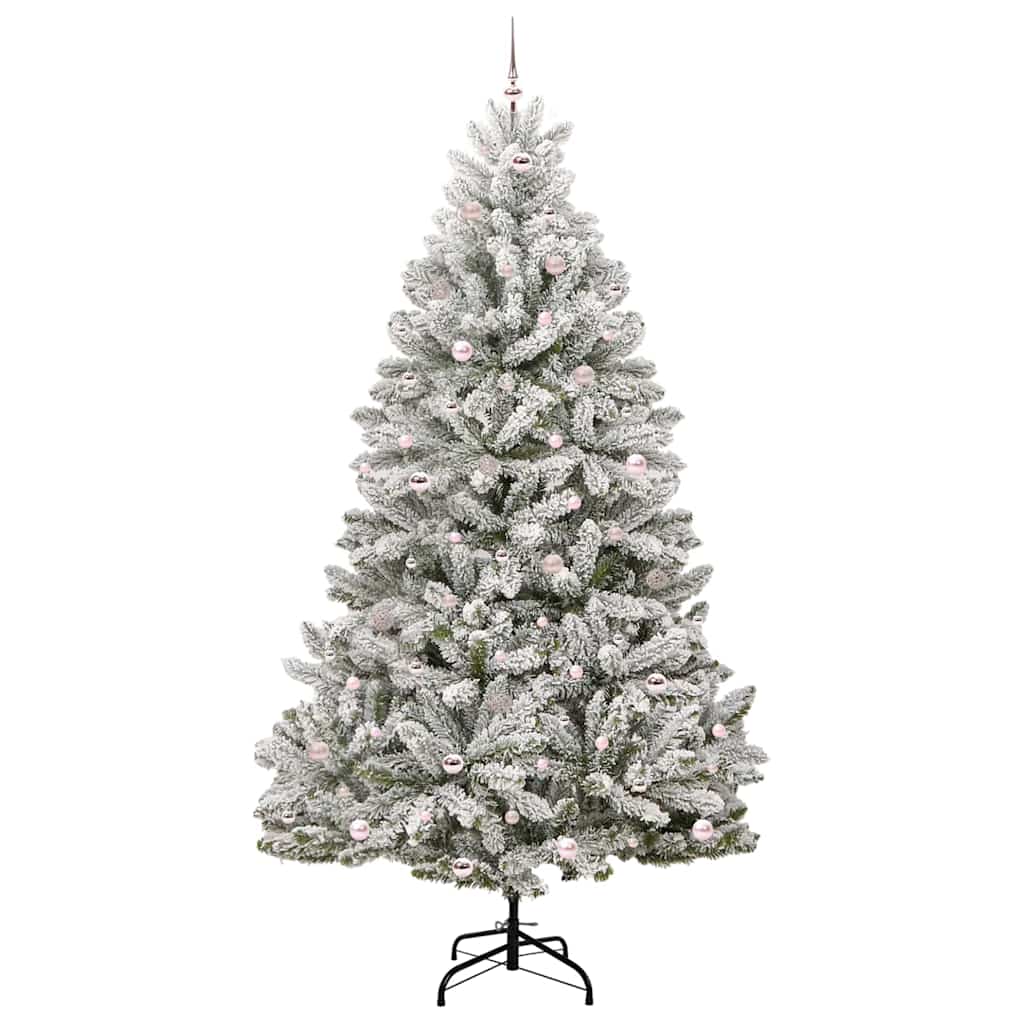 Dirbtinė Kalėdų eglutė POLAR AURORA, Žalia ir balta 270 cm . , metalas