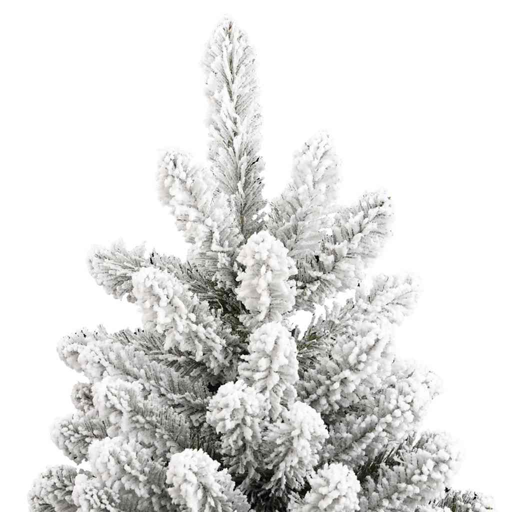 Artificial Christmas Tree Green and White 270 cm PVC and Metal