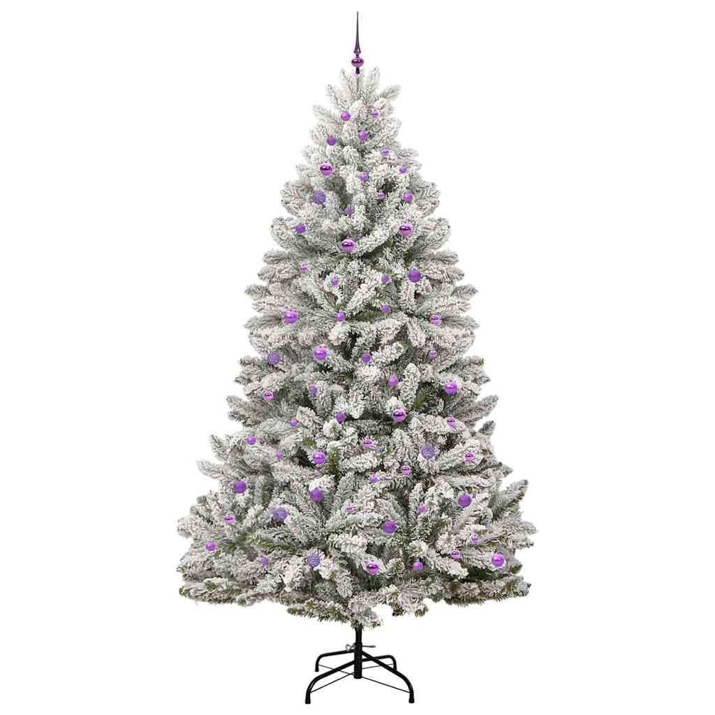 Dirbtinė Kalėdų eglutė POLAR AURORA, Žalia ir balta 270 cm . , metalas