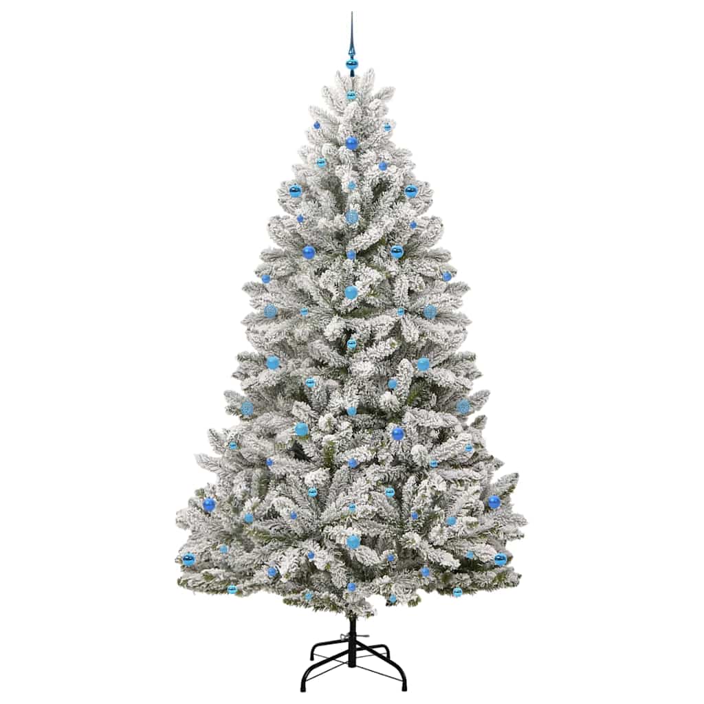 Dirbtinė Kalėdų eglutė POLAR AURORA, Žalia ir balta 270 cm . , metalas