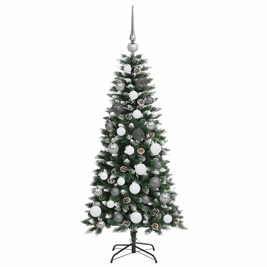 Artificial Christmas tree Green 120 cm PVC, plastic and steel
