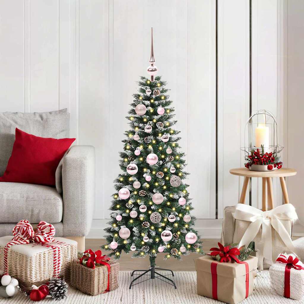 Artificial Christmas tree Green 120 cm PVC, plastic and steel