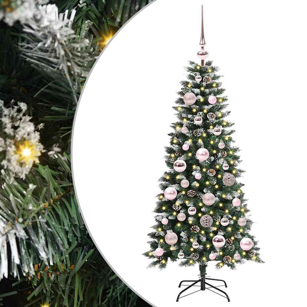 Artificial Christmas tree Green 120 cm PVC, plastic and steel