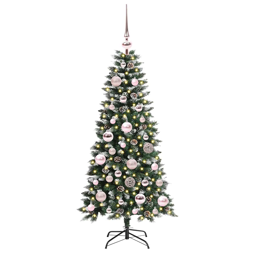 Artificial Christmas tree Green 120 cm PVC, plastic and steel