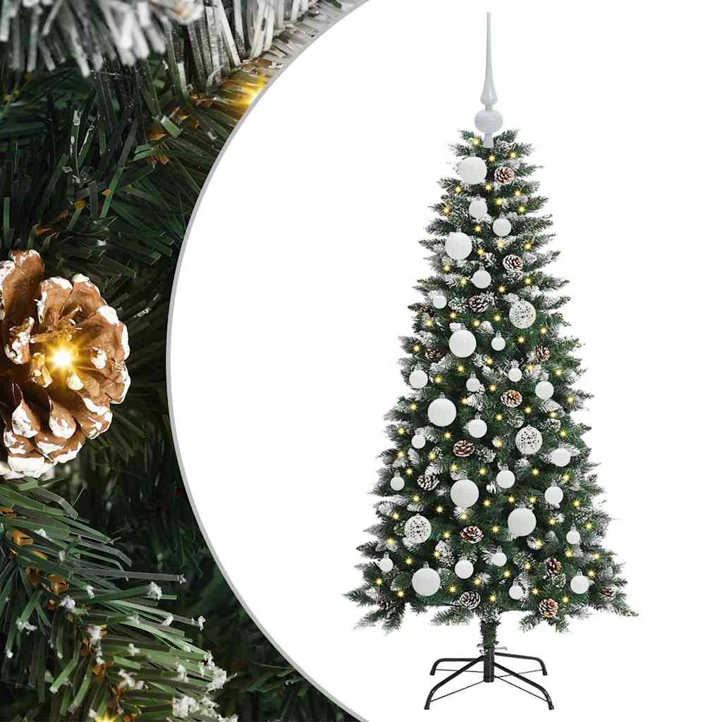 Dirbtinė Kalėdų eglutė Žalia 120 cm PVC, plastikas ir plienas